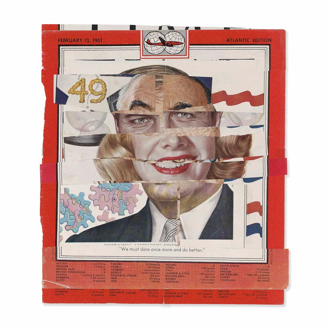 Eduardo Paolozzi — Коллаж из журнала Time: Мы осмеливаемся еще раз