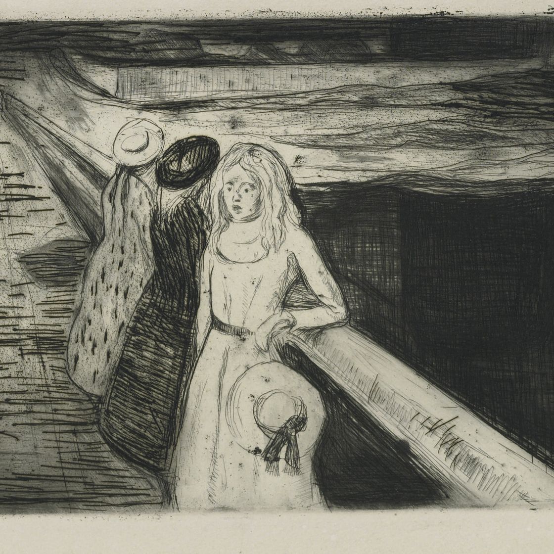 Edvard Munch — Девушки на мосту (W. 232)