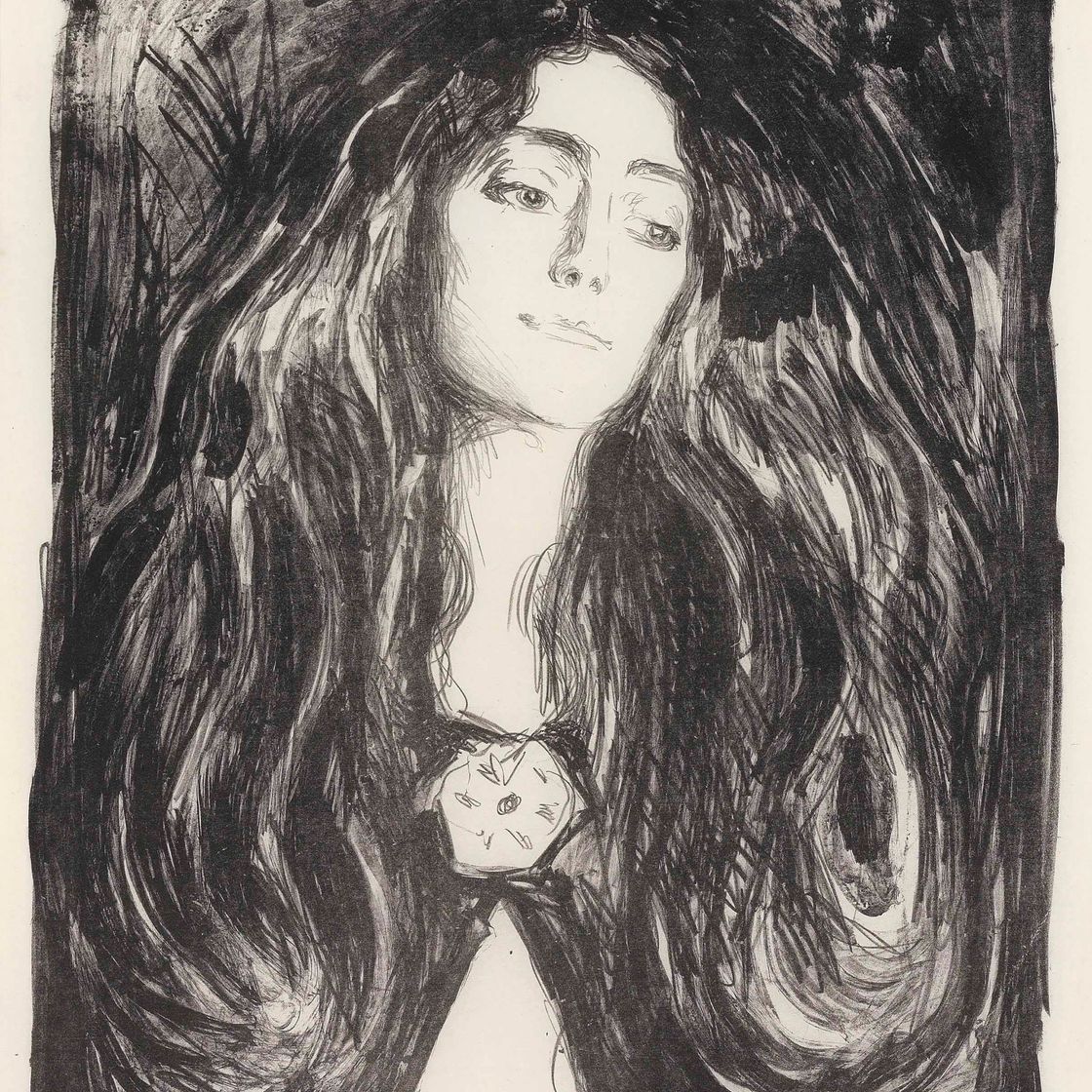 Edvard Munch — Брошь (Ева Мудоччи)