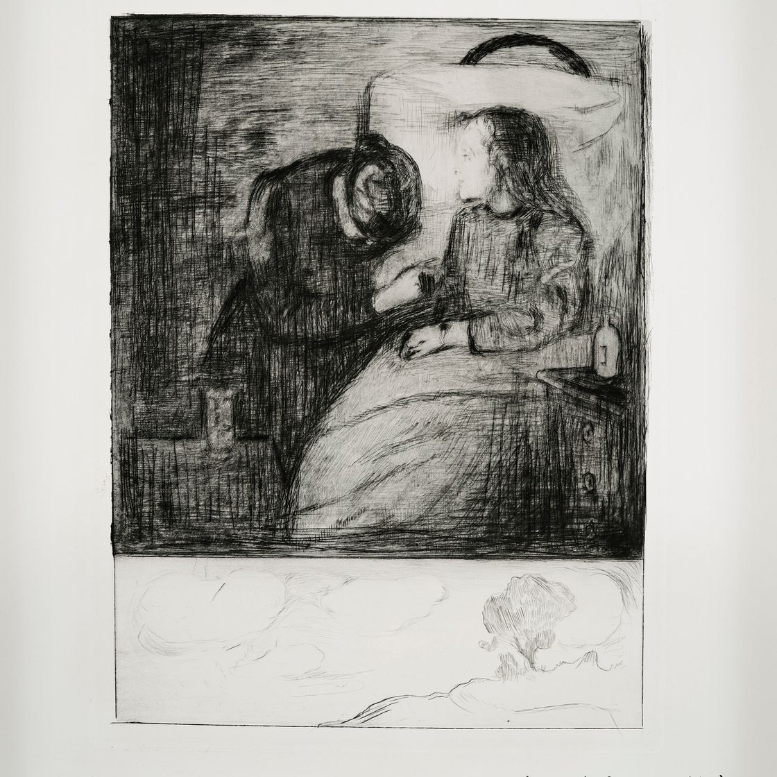 Edvard Munch — Добрый человек (Больной ребенок), изображение 1