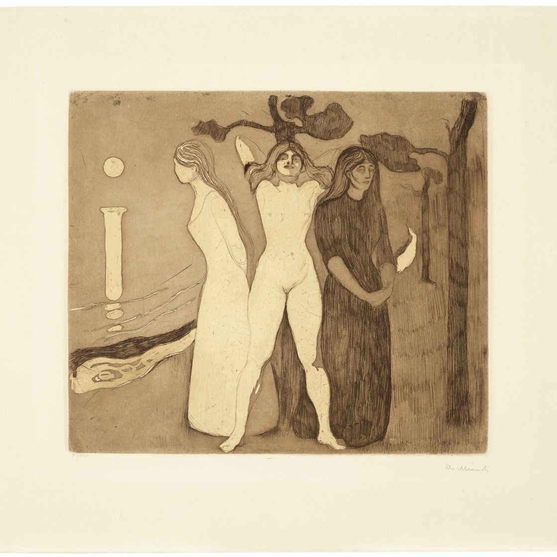 Edvard Munch — Das Weib II (Женщина II)
