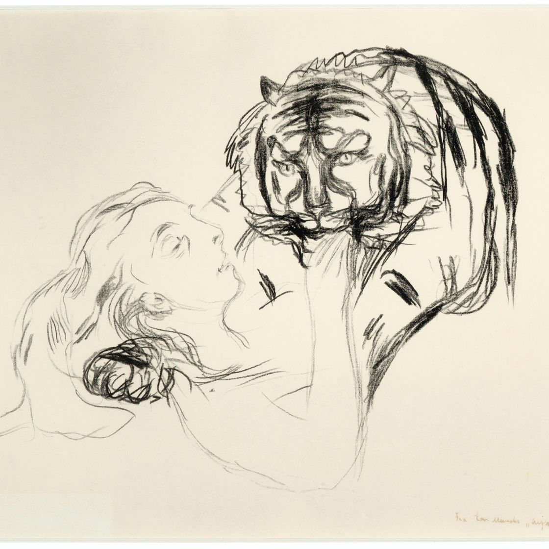 Edvard Munch — Der Tiger (Тигр), из "Альфы и Омеги"