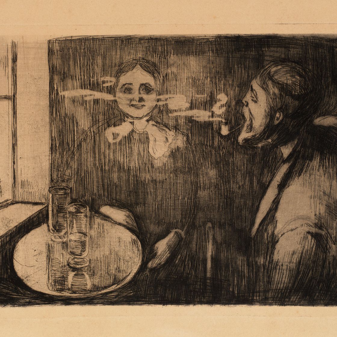 Edvard Munch — Тет-а-тет, из портфолио Meier-Graefe