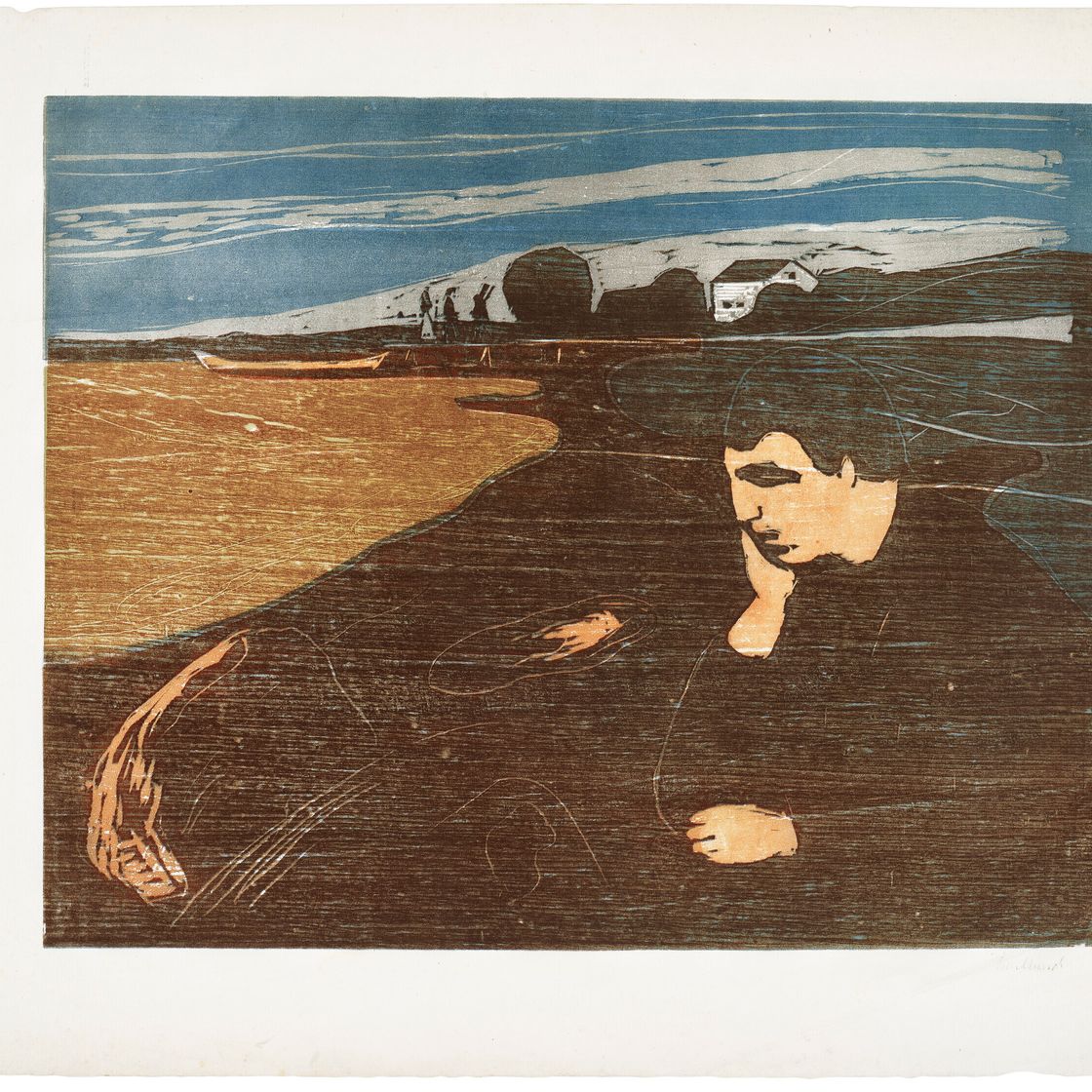 Edvard Munch — Меланхолия III (Melancholie III), изображение 3