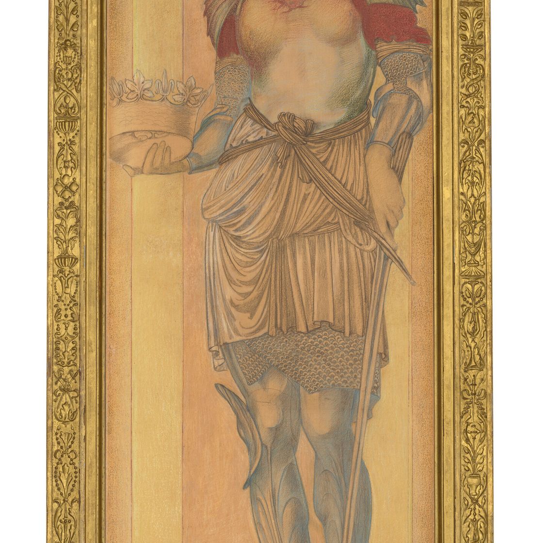 Edward Burne-Jones — Юстиция, для витража в соборе Святого Павла в Калькутте, изображение 2