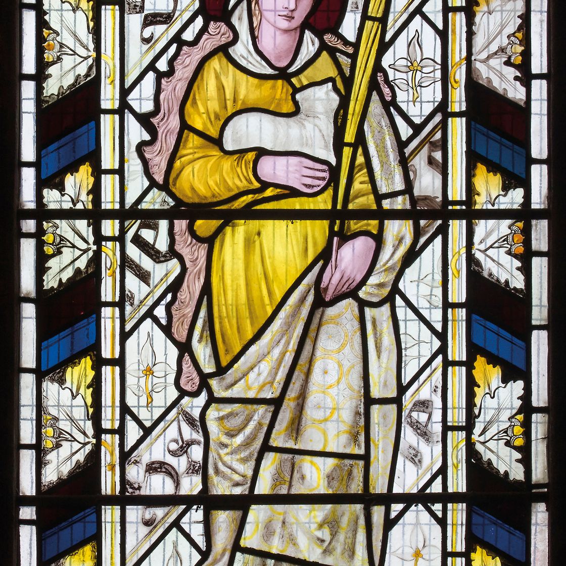 Edward Burne-Jones — Святая Агнесса, изображение 2