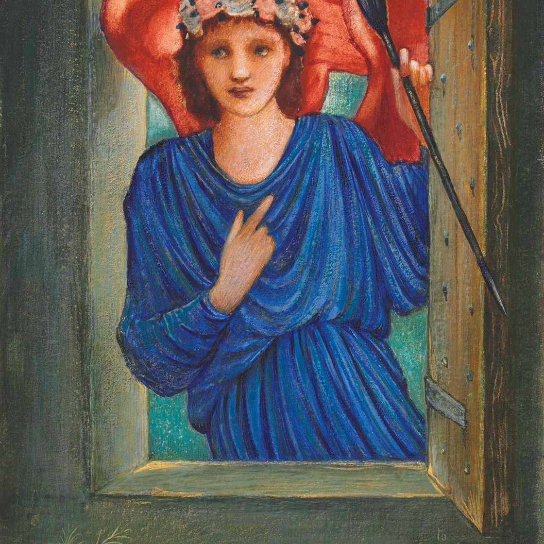 Edward Burne-Jones — Любовь у окна