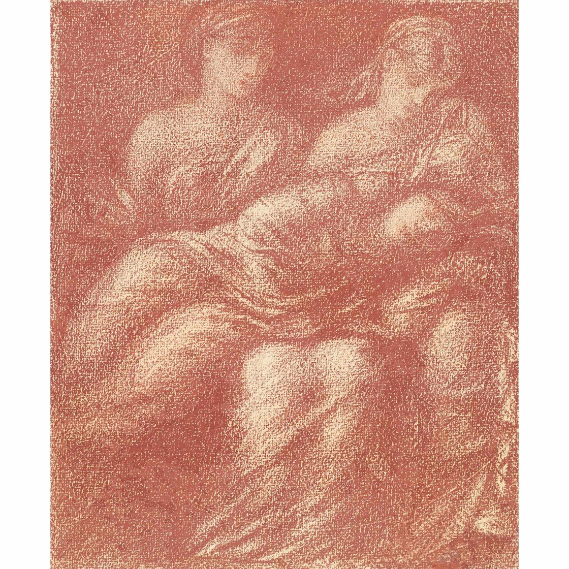 Edward Burne-Jones — Исследование трех женских фигур, традиционно называемых "Судьбами"