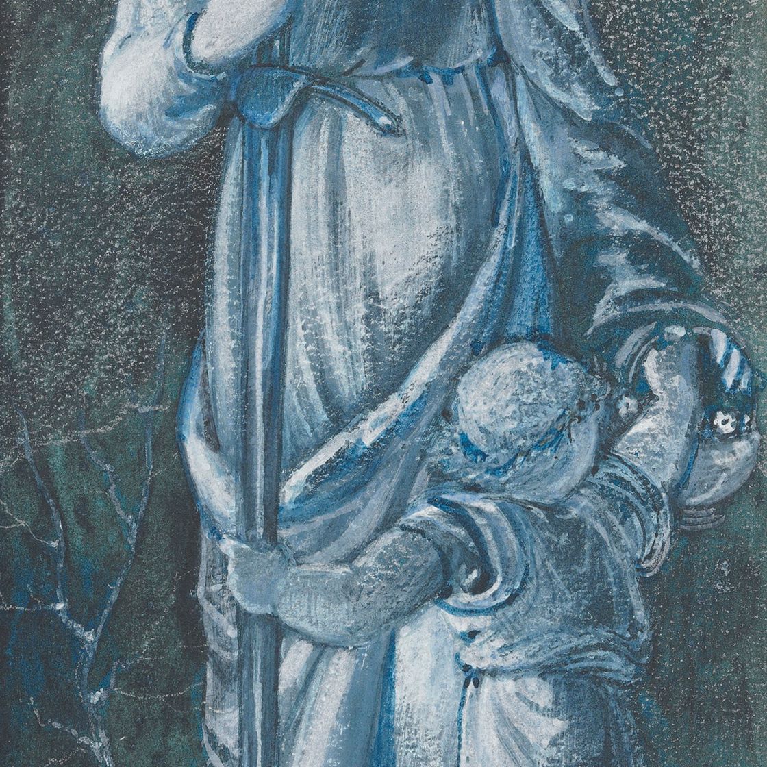 Edward Burne-Jones — Святая Доротея и святая Варвара, изображение 3