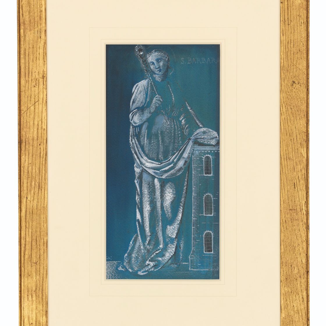 Edward Burne-Jones — Святая Доротея и святая Варвара, изображение 4