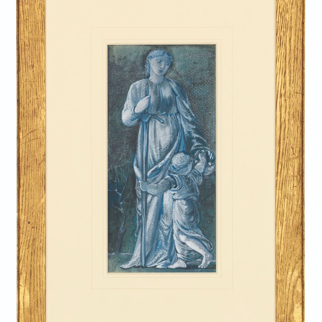 Edward Burne-Jones — Святая Доротея и святая Варвара, изображение 5