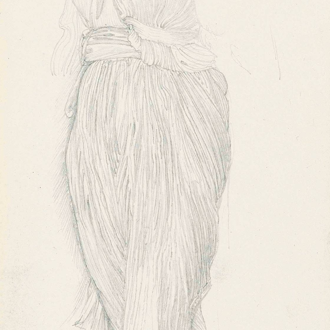 Edward Burne-Jones — Этюд для фильма "Золотая лестница": Фрэнсис Грэм у подножия лестницы