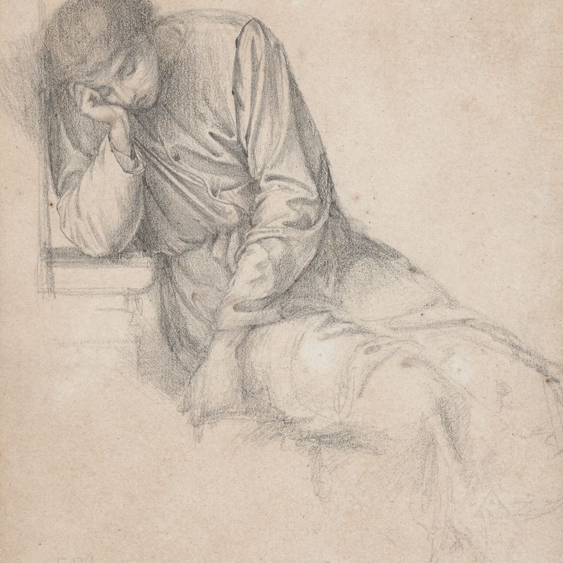 Edward Burne-Jones — Этюд к "Мечте Чосера о хороших женщинах", изображение 1