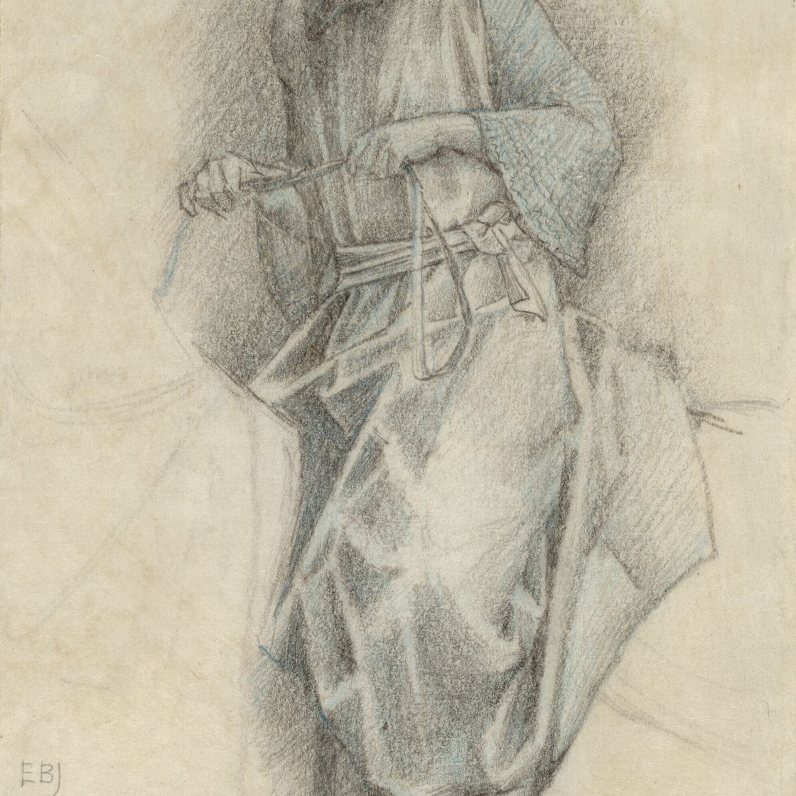Edward Burne-Jones — Этюд для сэра Эвейна на гобеленах со Святым Граалем