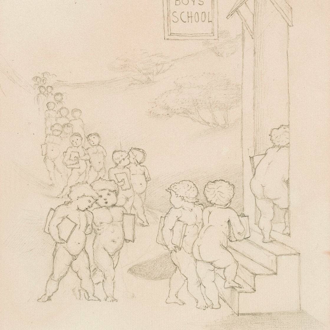 Edward Burne-Jones — Школа для мальчиков