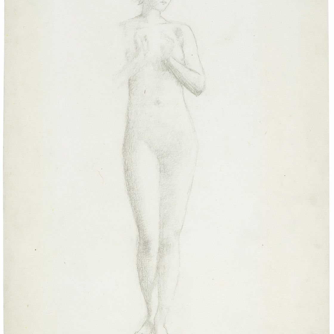 Edward Burne-Jones — Изучение обнаженной женщины