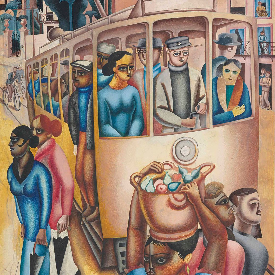 Edward Burra — Трамвай