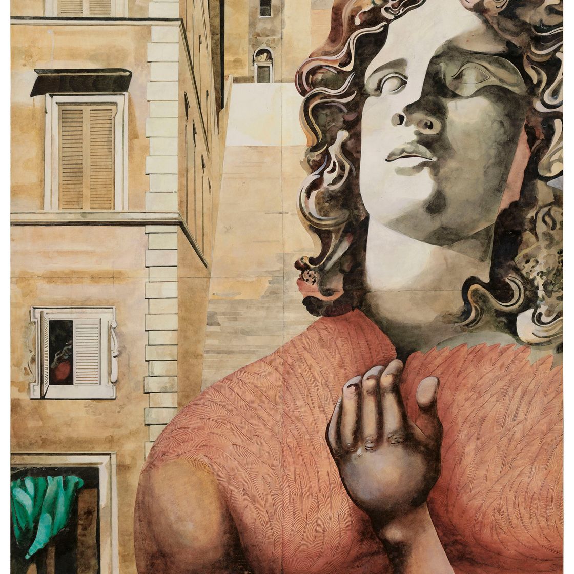 Edward Burra — Санта-Мария-ин-Аракоэли