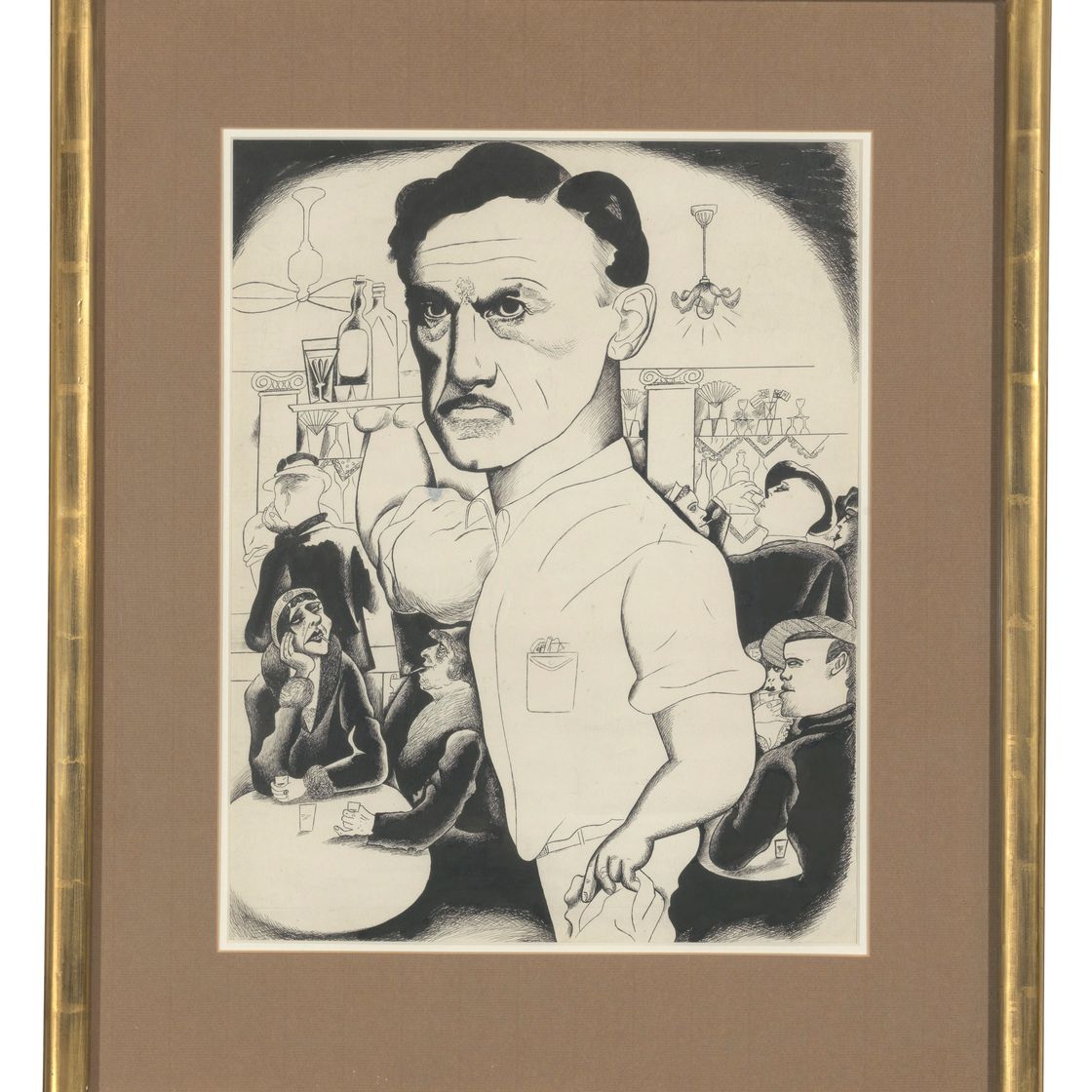 Edward Burra — О'Нил (Бармен), изображение 2