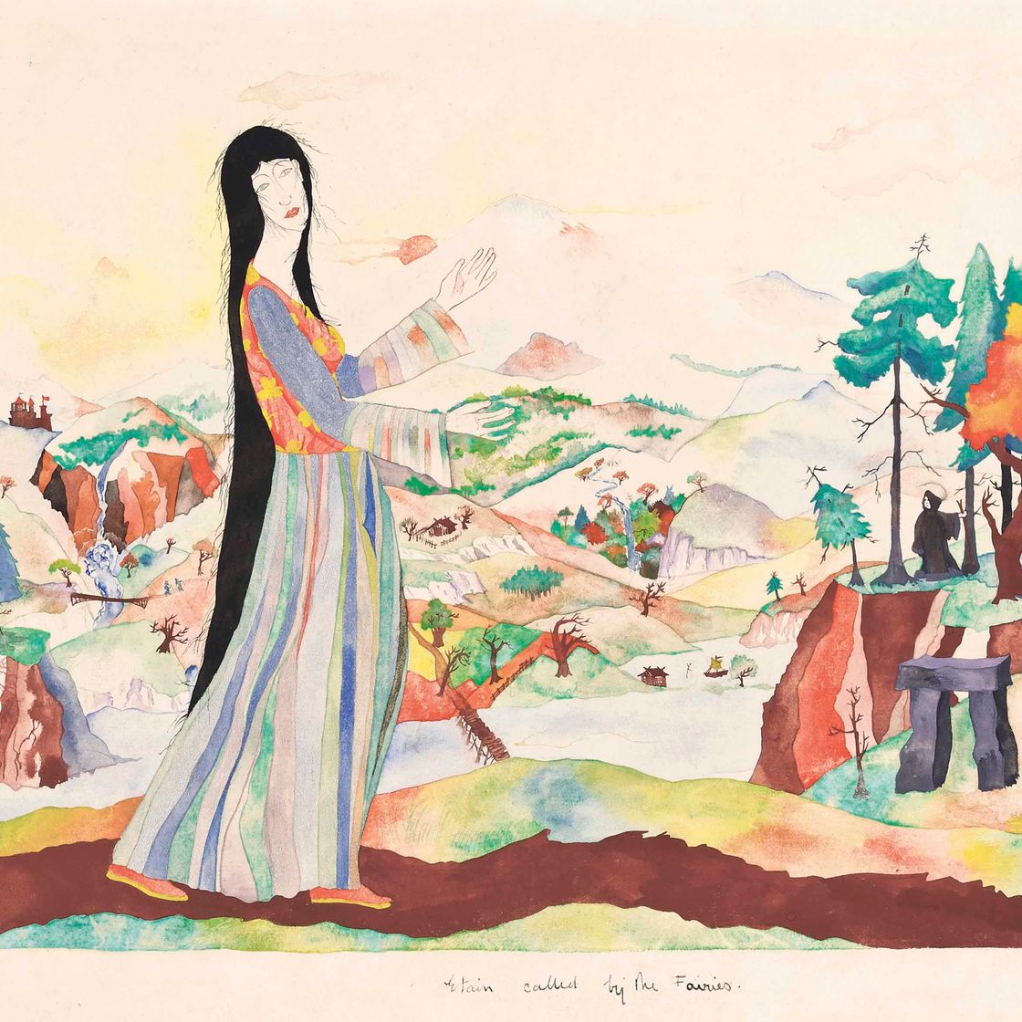 Edward Burra — Этейн, призванная феями