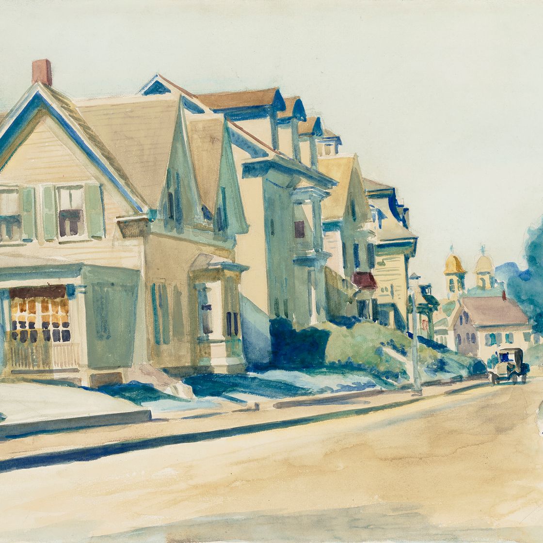 Edward Hopper — Проспект-стрит, Глостер, изображение 1
