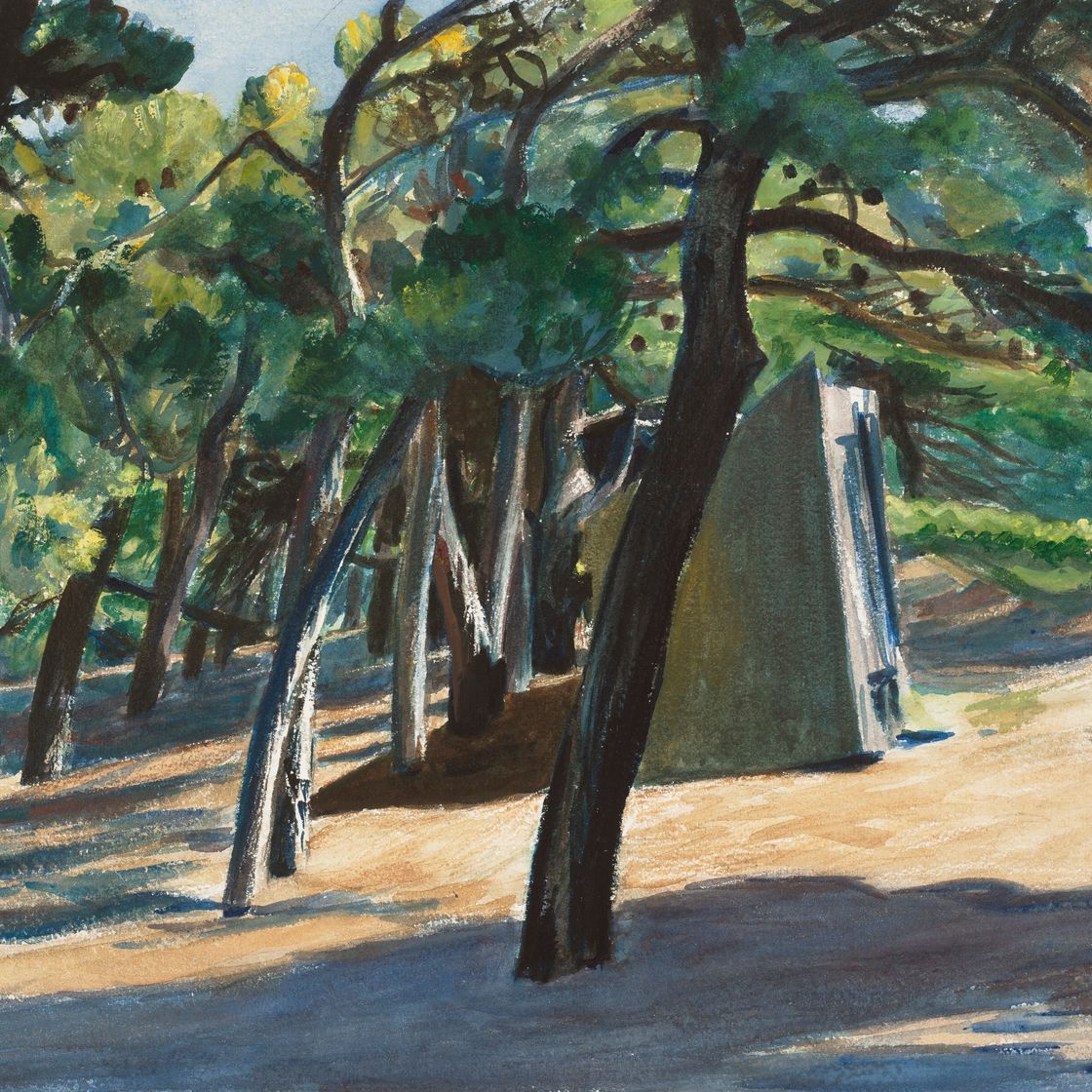 Edward Hopper — Низкорослые сосны, изображение 1