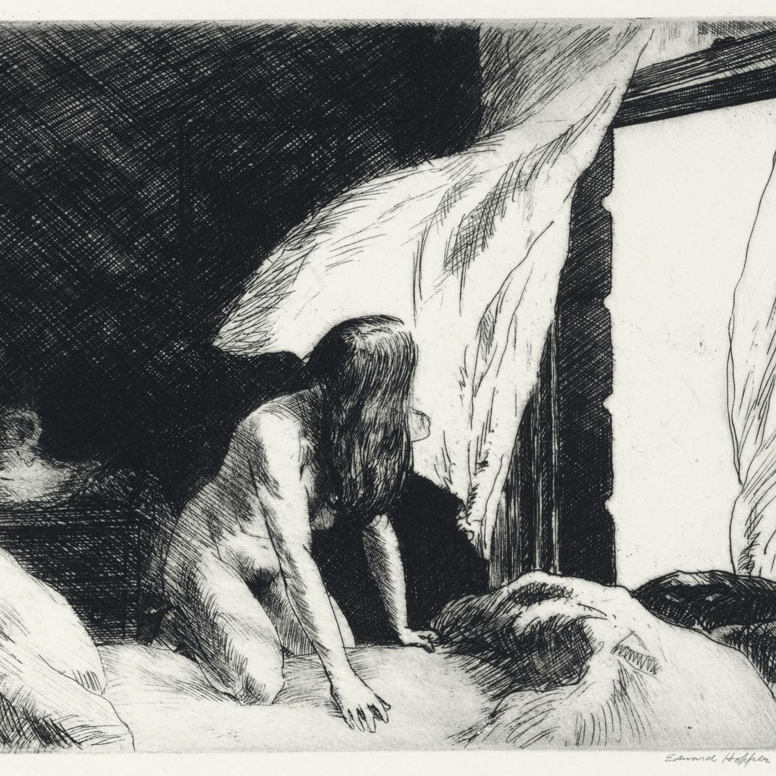 Edward Hopper — Вечерний ветер (Зигроссер, 9; Левин, 77)