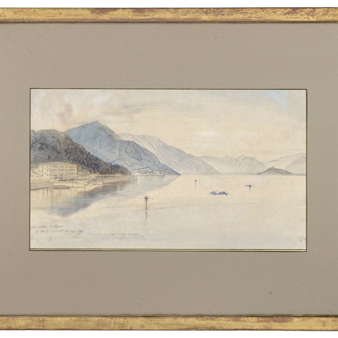Edward Lear — Белладжио, Озеро Комо, изображение 2