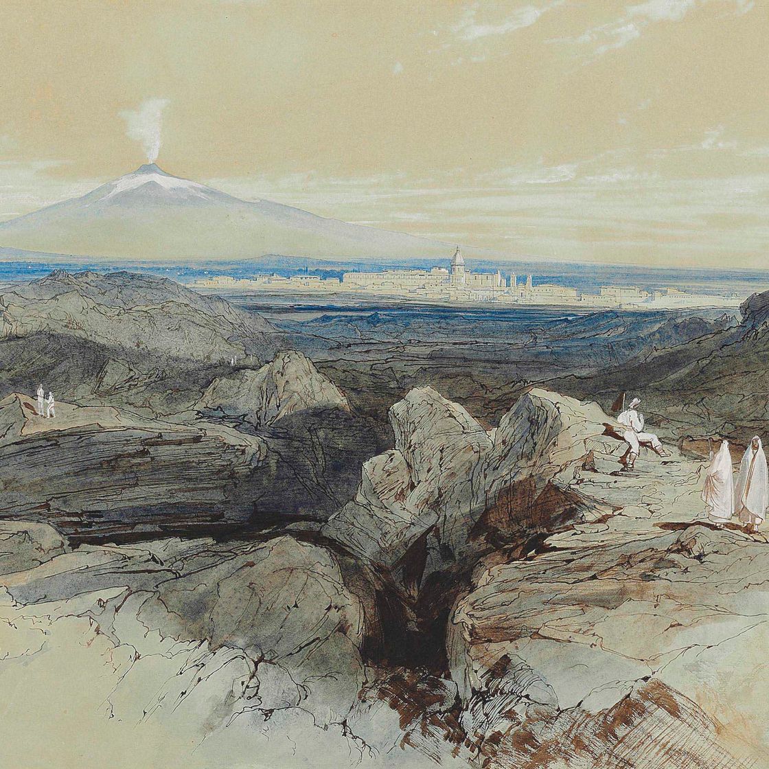 Edward Lear — Катания, Сицилия