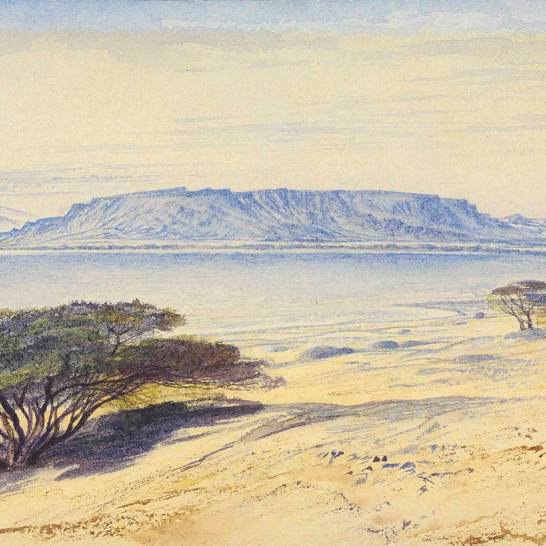 Edward Lear — Южная оконечность Мертвого моря