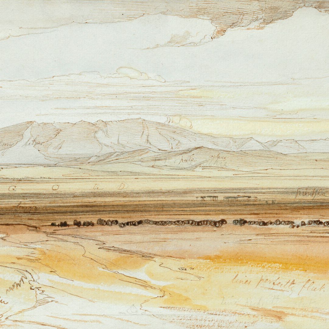 Edward Lear — Два вида на Фивы, изображение 2