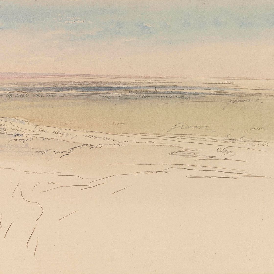 Edward Lear — Дамасская равнина