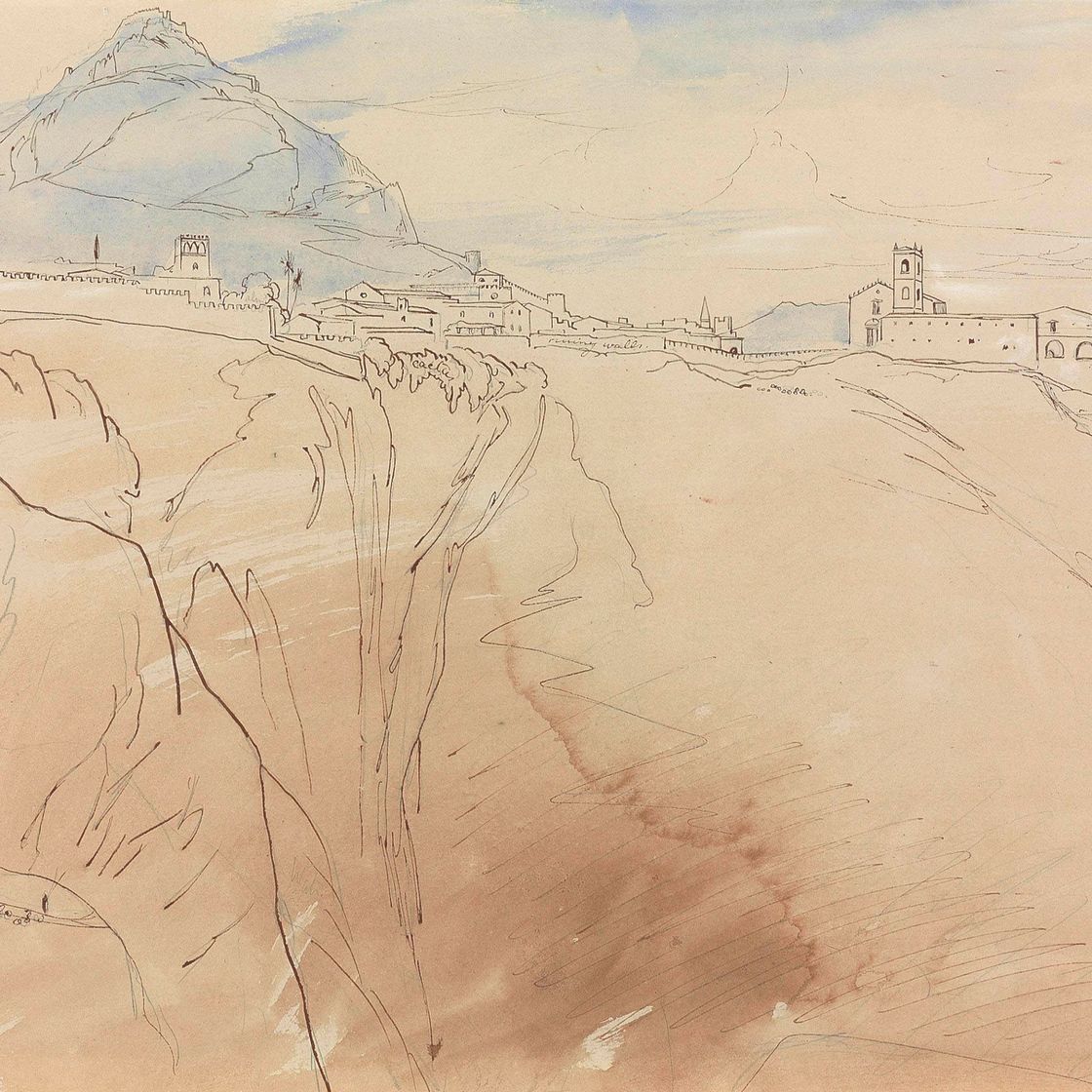 Edward Lear — Таормина, Сицилия