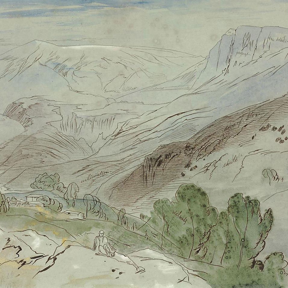Edward Lear — Арциста, Палестина