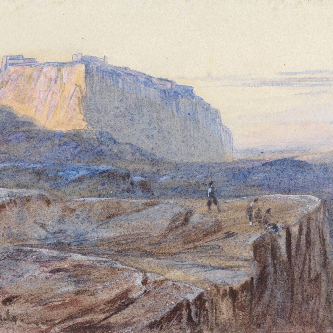 Edward Lear — Замок Сан-Нисето, Калабрия, изображение 2