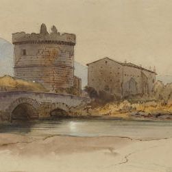 Edward Lear — Понте-Лукано, Италия