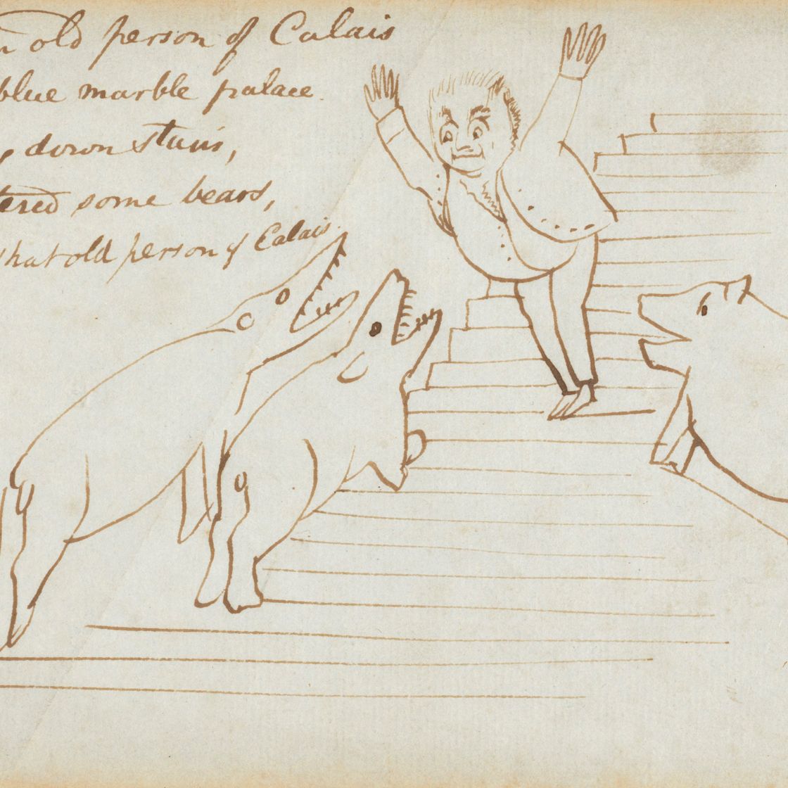 Edward Lear — "В Кале был один старик, который жил во дворце из голубого мрамора"