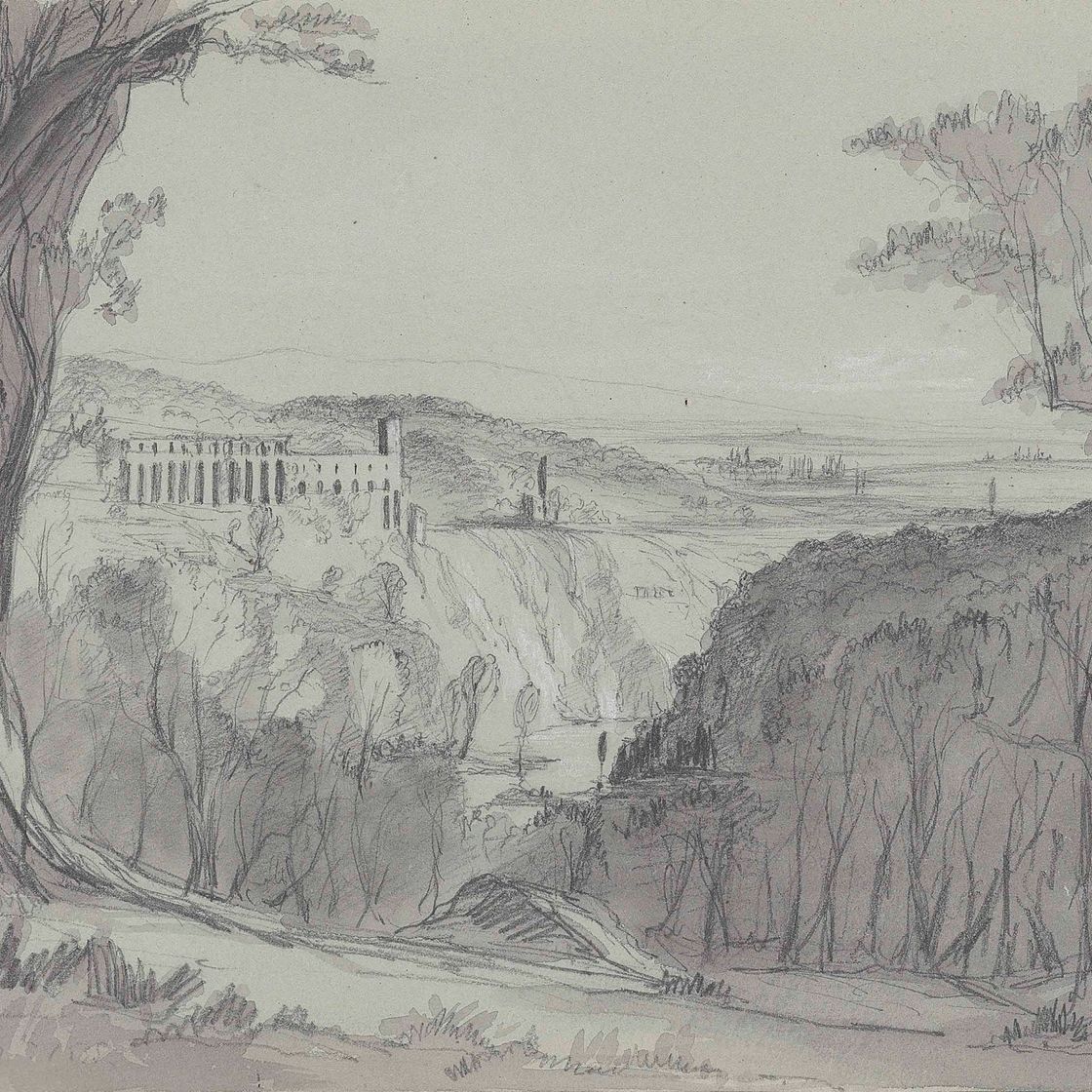 Edward Lear — Вид на Тиволи