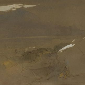 Edward Lear — Аргостоли и Черная гора, Кефалония, Греция