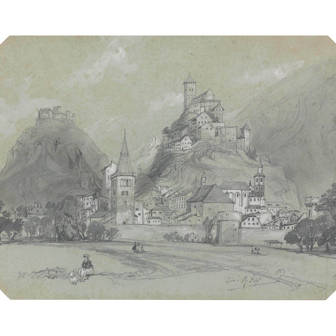 Edward Lear — Сьон, Швейцария