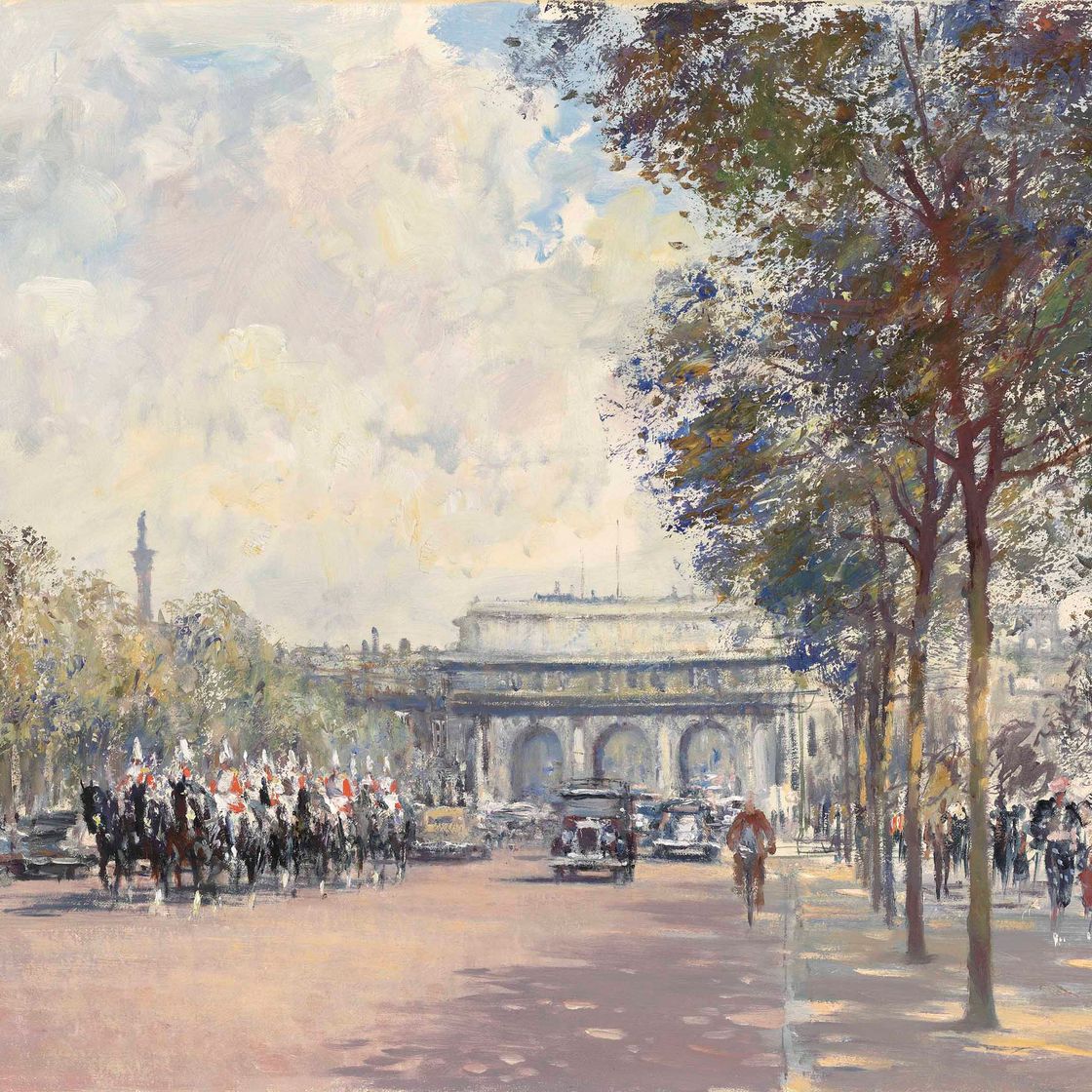 Edward Seago — Домашняя кавалерия в торговом центре