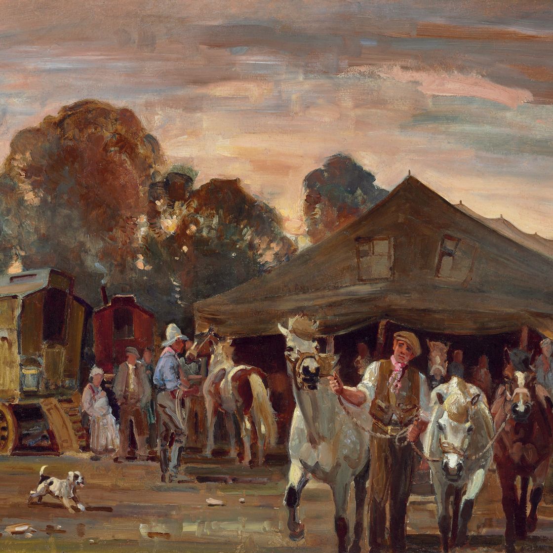 Edward Seago — Лагерь цирка