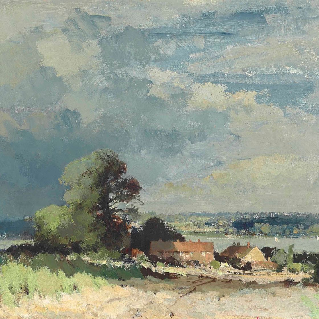 Edward Seago — Тень от облака, Саффолк