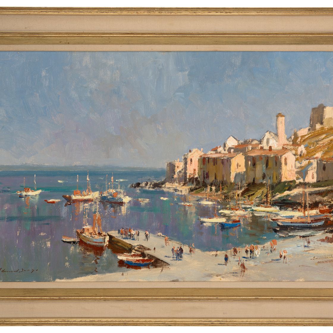 Edward Seago — Порто-Эрколе, Италия, изображение 2
