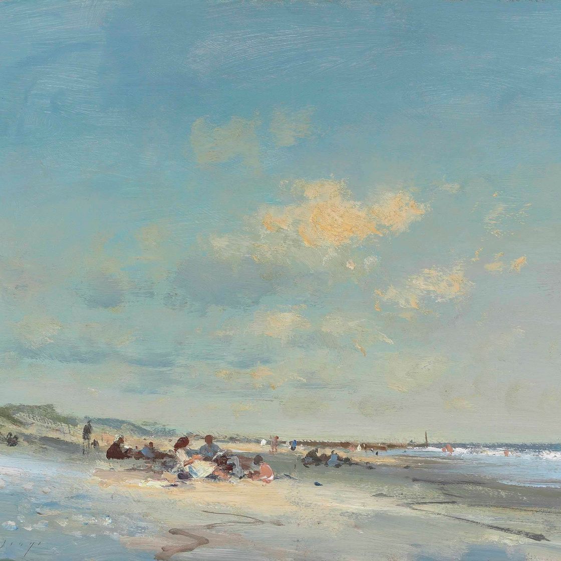 Edward Seago — Летний полдень, Уэкшем-Бич, Норфолк