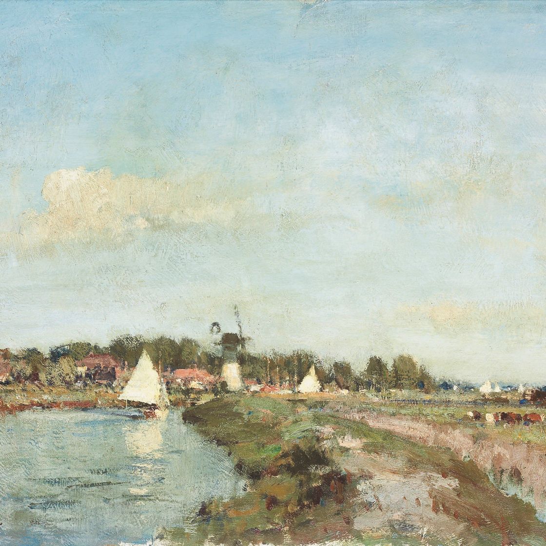 Edward Seago — Белая мельница, Терн, Норфолк