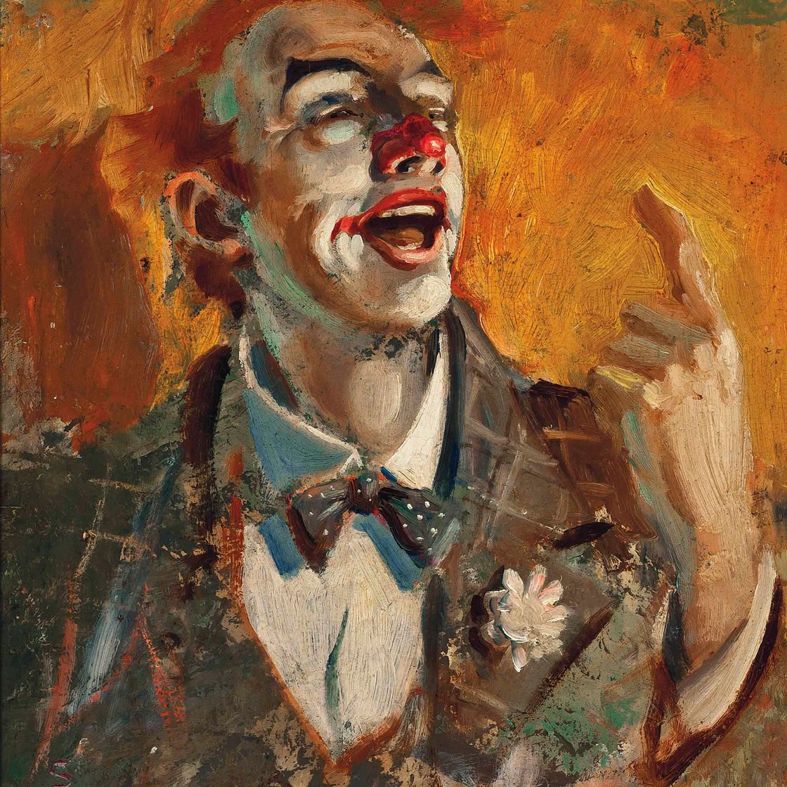 Edward Seago — Август- клоун