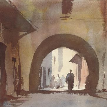 Edward Seago — Арка, Марокко
