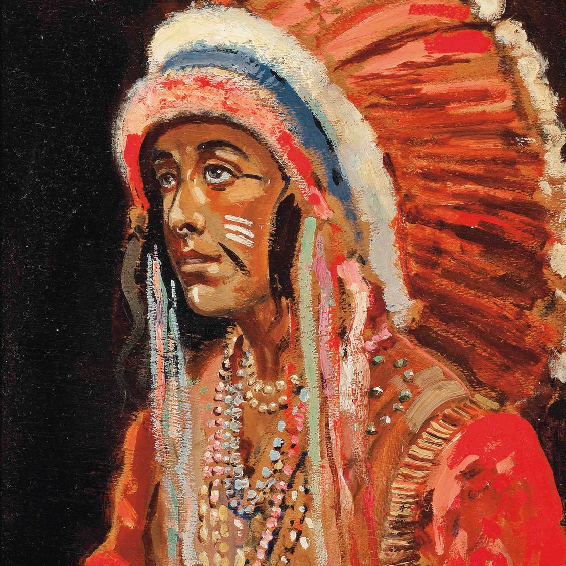 Edward Seago — Вождь