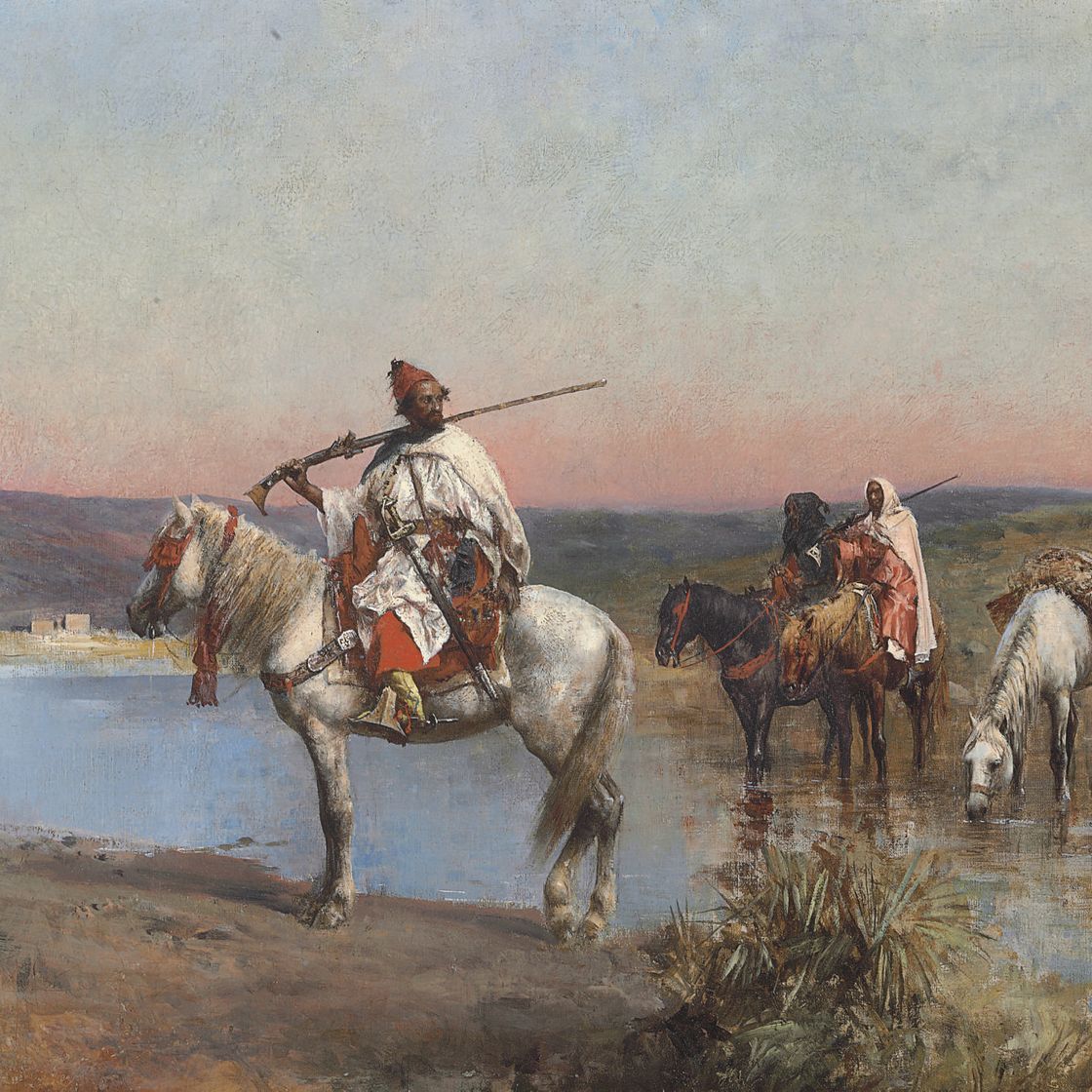Edwin Lord Weeks — Переход вброд ручья